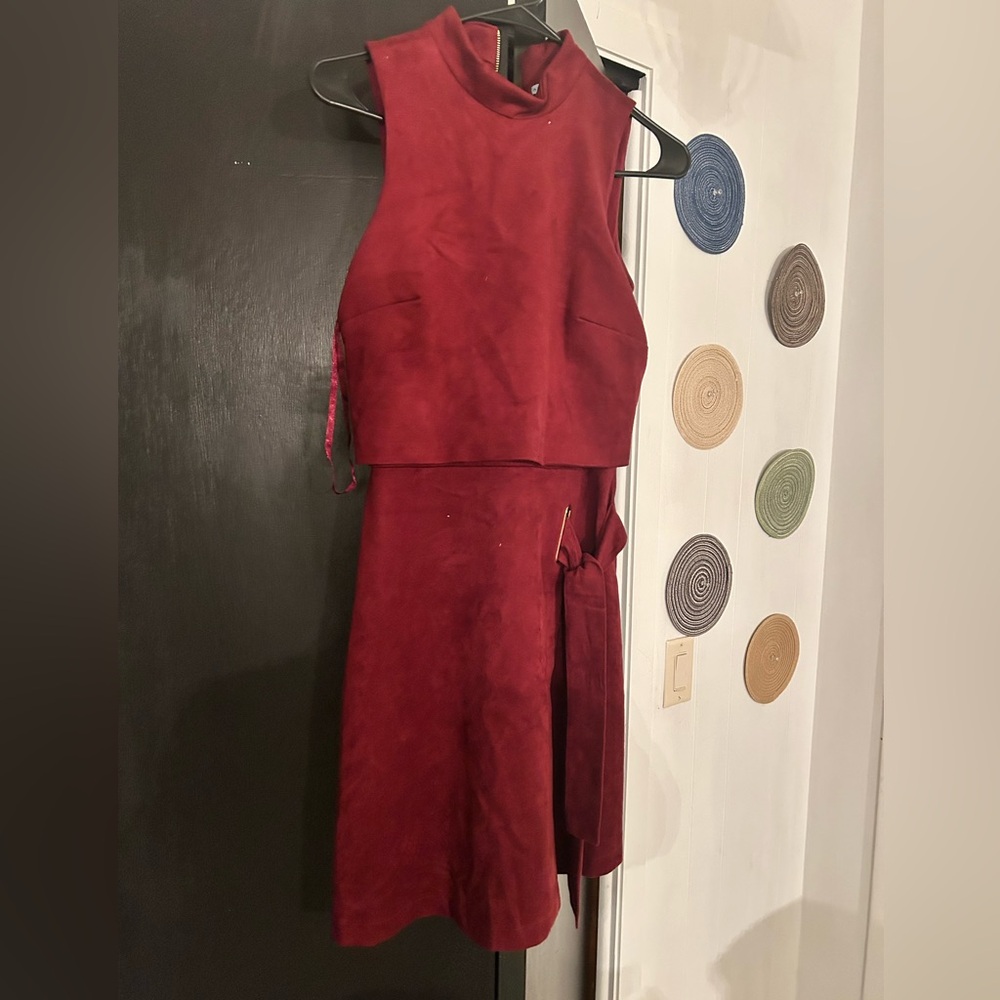 ANTONIO MELANI Deep Red Dress